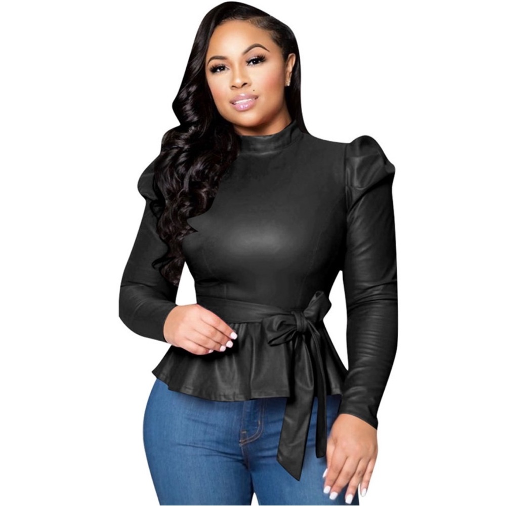 Black fashion top